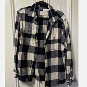 Old Navy Men's Flannel Size Large Regular Fit